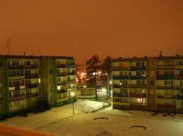 Ozorków nocą, Fot. j4rek