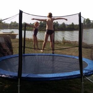 Trampolina nad zalewem
