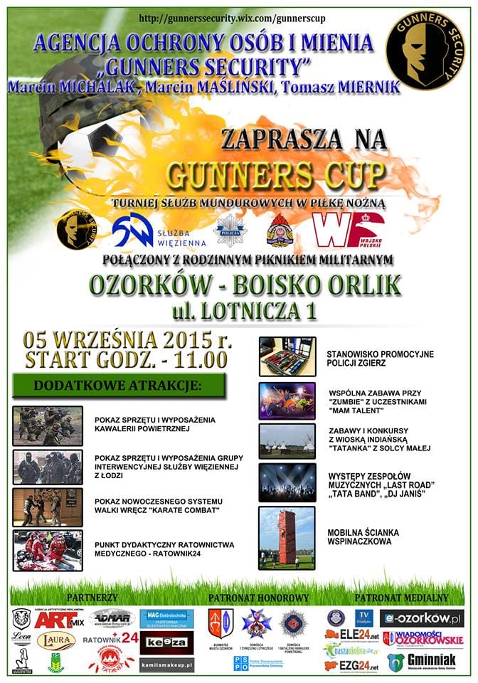 Gunners CUP – Turniej Służb Mundurowych