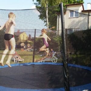 Trampolina nad zalewem