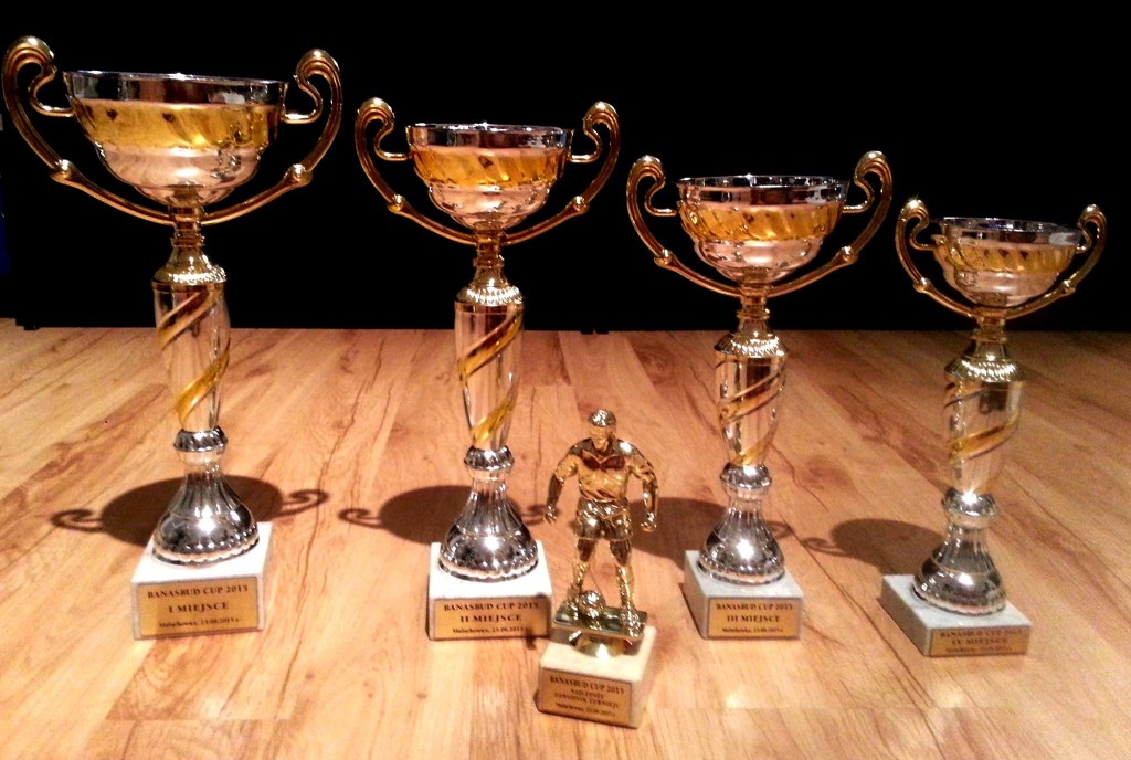 Puchary dla uczestników BANASBUD CUP 2015
