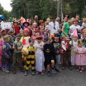 Korowód przebierańców przeszedł przez Sokolniki