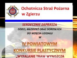 IV Powiatowy Konkurs Plastyczny "Wypalanie traw wyniszcza świat"