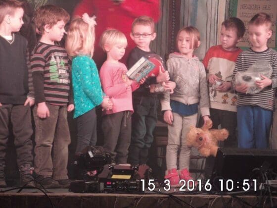 Przedszkolaki z Leśmierza obejrzały spektakl muzyczny