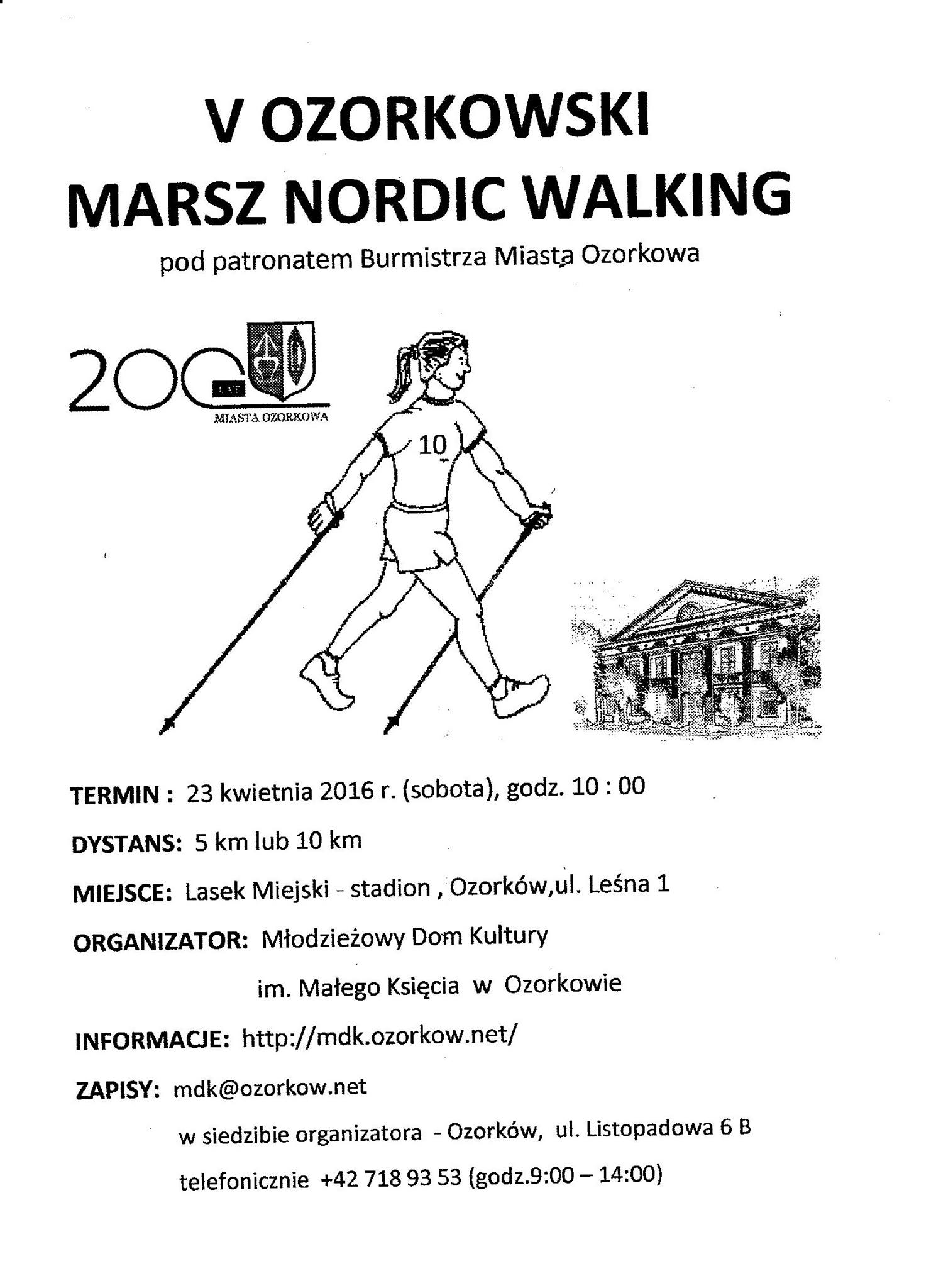 V Ozorkowski Marsz Nordic Walking