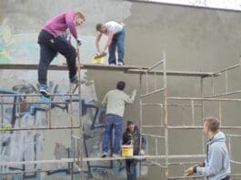 Powstaje patriotyczny mural