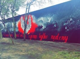W Ozorkowie powstał mural patriotyczny upamiętniający bitwę nad Bzurą / fot. Beata Sobczak-Gieraga