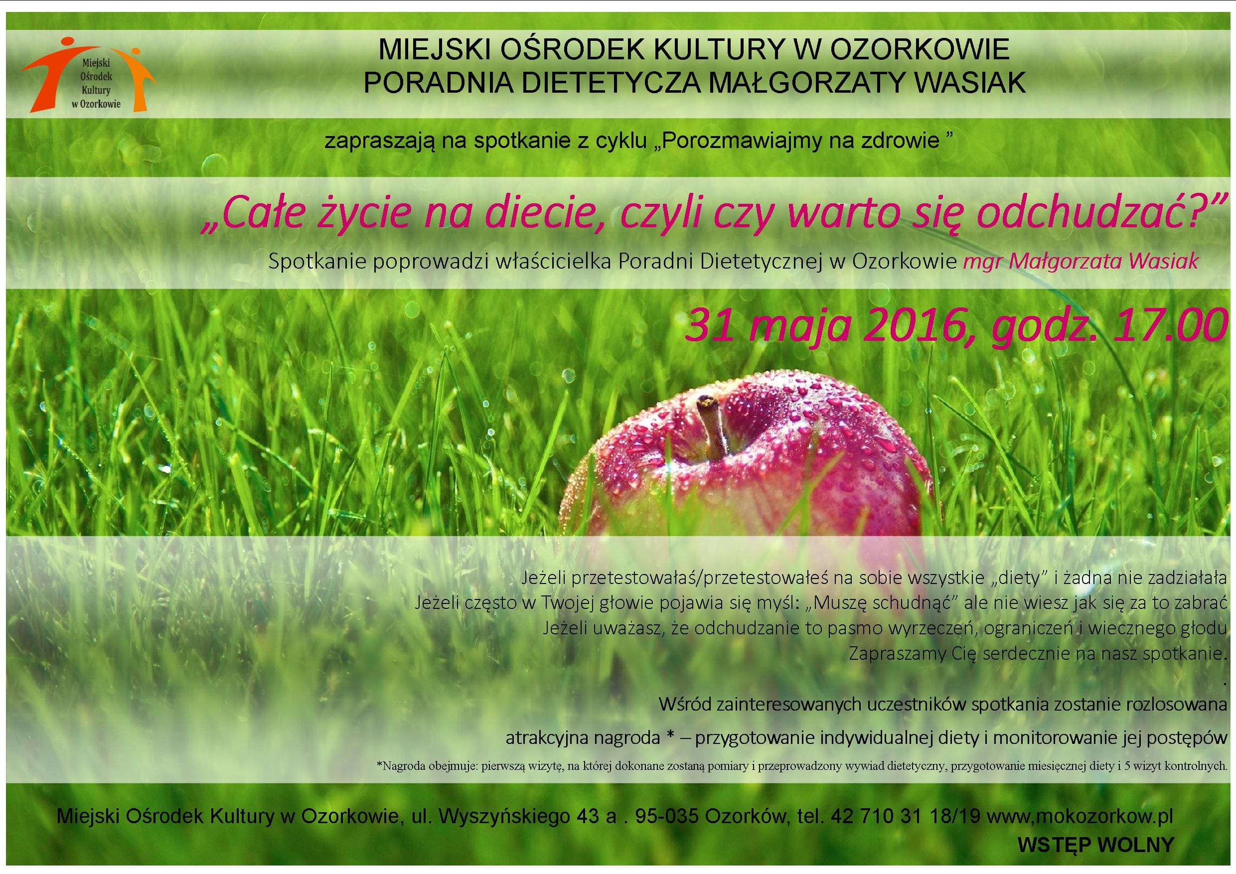 Spotkanie z cyklu „Porozmawiajmy na zdrowie”