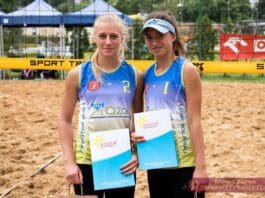 Czwarte miejsce w Mistrzostwach Polski juniorek w siatkówce plażowej zawodniczek UKS Ozorków