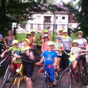 Rowerzyści zwiedzili kolejne atrakcje gminy Ozorków / fot. KG Babiniec