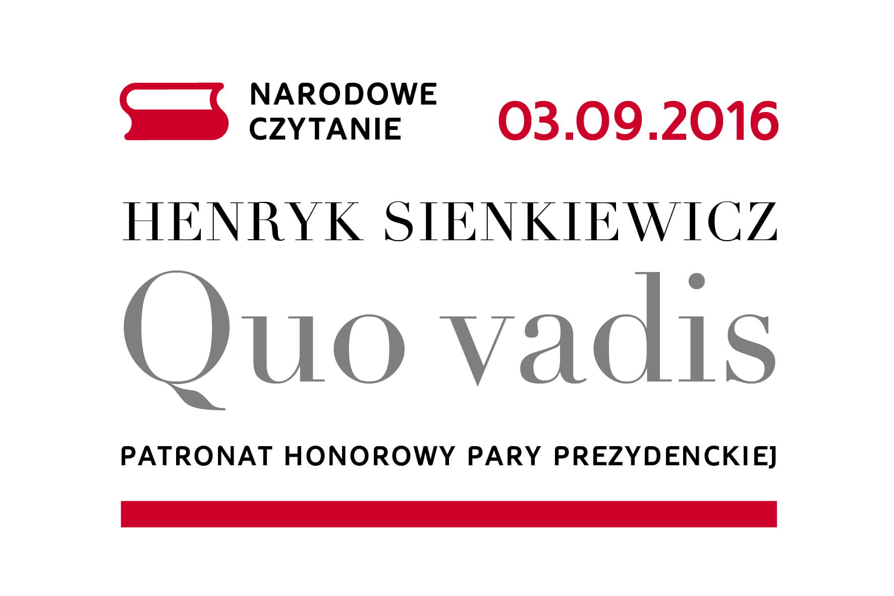Narodowe Czytanie „Quo Vadis”