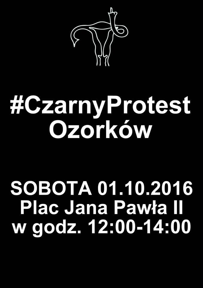 Czarny Protest – Protest przeciwko ustawie zabraniającej aborcji i in vitro