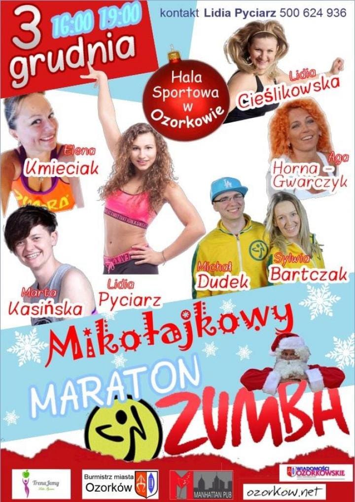 I Mikołajkowy Maraton Zumba w Ozorkowie