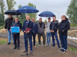 Konferencja prasowa dotycząca budowy pumptrack’a