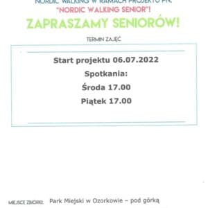 W okresie wakacji w Ozorkowie będą odbywały się treningi w