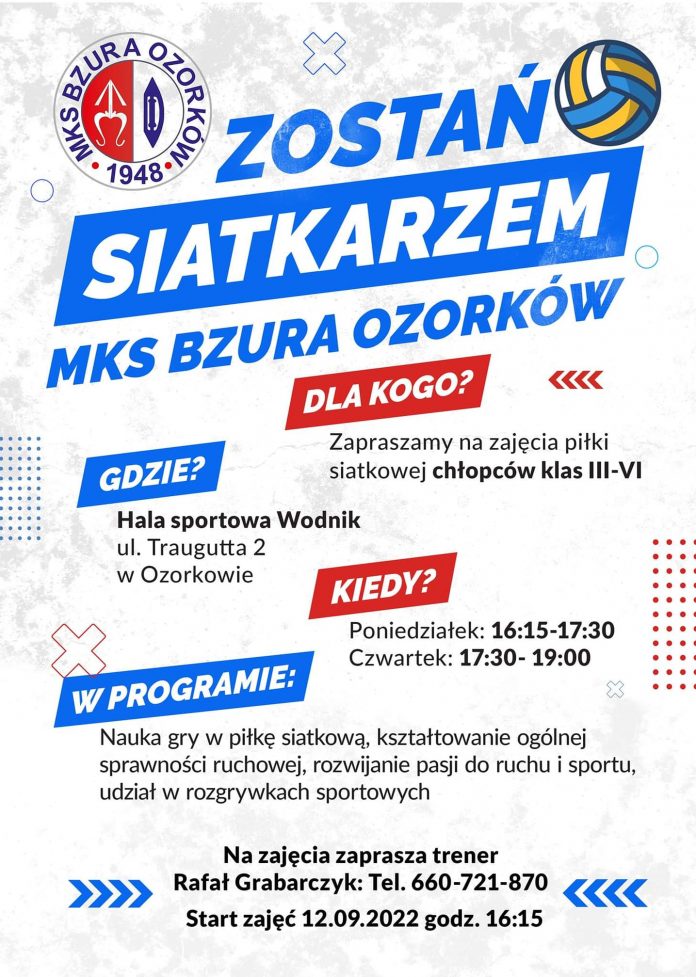 Zostań siatkarzem MKS Bzura Ozorków