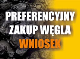 Wniosek o zakup preferencyjny paliwa stałego dla gospodarstw domowych
