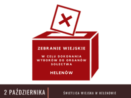 UWAGA! ZMIANA TERMINU! Wybory sołeckie w Helenowie - 02.10.2024 r. (środa) godz. 18:00 - Michał Kowalski