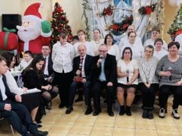 Dzisiejsze uroczyste spotkanie wigilijne w siedzibie Polskiego Stowarzyszenia Lu...