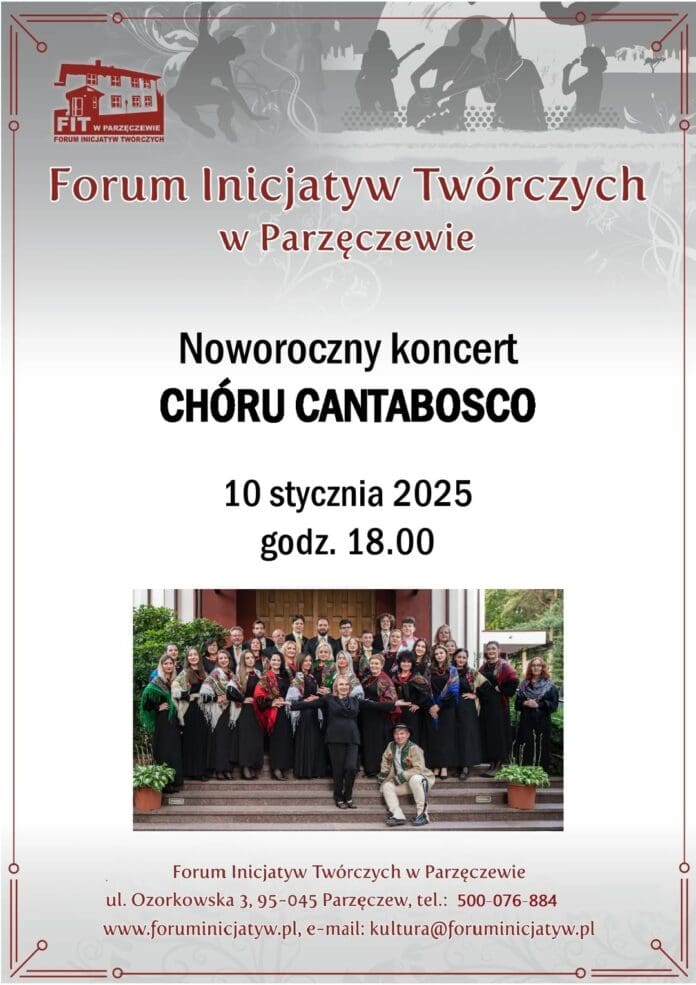 Noworoczny Koncert Chóru Cantabosco w Parzęczewie - Muzyczne Rozpoczęcie 2025 Koncert Chóru Cantabosco