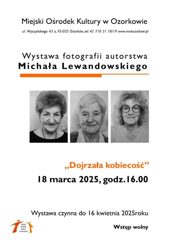 Dojrzała Kobiecość - Wystawa Fotograficzna w Miejskim Ośrodku Kultury w Dojrzała kobiecość 1