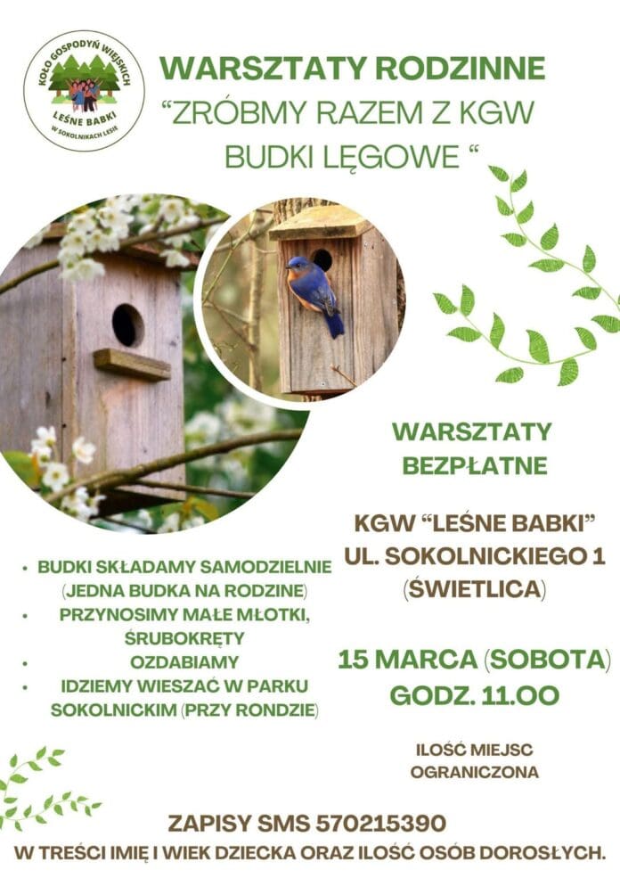 W imieniu organizatorów @KGW "Leśne Babki" serdecznie zapraszamy na warsztaty ro...