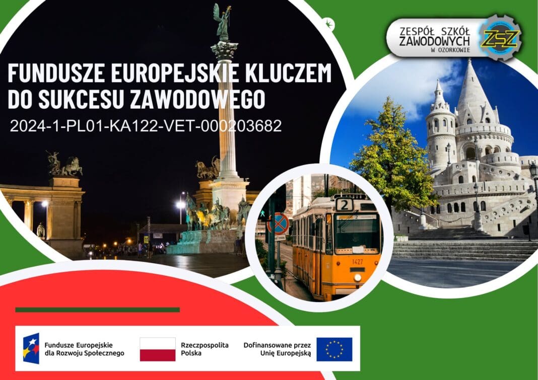 Uczniowie ZSZ w Ozorkowie w Budapeszcie ramach programu Erasmus+