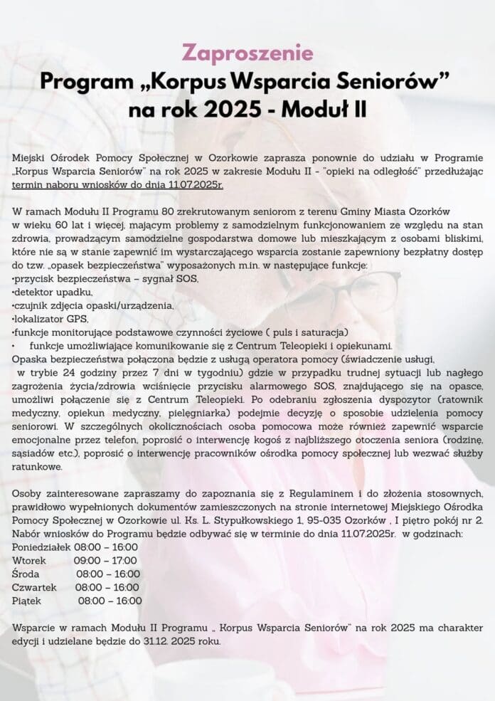 Program Korpus Wsparcia Seniorów